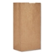 Grocery Paper Bags, 30 lb Capacity, #4, 5" x 3.33" x 9.75", Kraft, 500 Bags