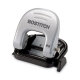 20-Sheet EZ Squeeze Two-Hole Punch, 9/32" Holes, Black/Silver