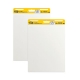 Vertical-Orientation Self-Stick Easel Pads, Unruled, 30 White 25 x 30 Sheets, 2/Carton