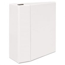 Durable View Binder with DuraHinge and EZD Rings, 3 Rings, 5" Capacity, 11 x 8.5, White, (9901)