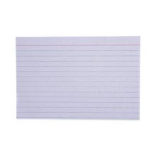 Ruled Index Cards, 4 x 6, White, 100/Pack