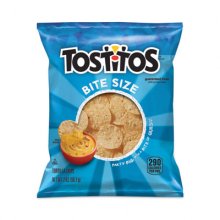 Bite Size Tortilla Chips, 2 oz Bag, 64 Bags/Carton, Delivered in 1-4 Business Days