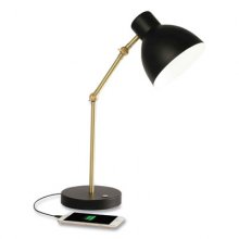 Wellness Series Direct LED Desk Lamp, 4" to 18" High, Brass, Ships in 1-3 Business Days