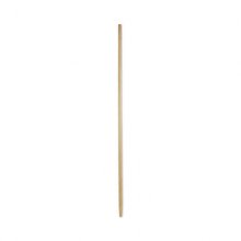 Tapered End Broom Handle, Lacquered Pine, 1.13" dia x 60", Natural