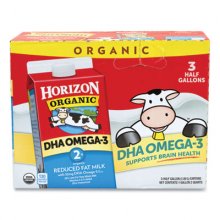 Organic 2% Milk, 64 oz Carton, 3/Carton, Delivered in 1-4 Business Days
