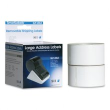 SLP-2RLE Self-Adhesive Large Address Labels, 1.5" x 3.5", White, 260 labels/Roll, 2 Rolls/Box