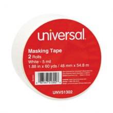 General-Purpose Masking Tape, 3" Core, 48 mm x 54.8 m, Beige, 2/Pack