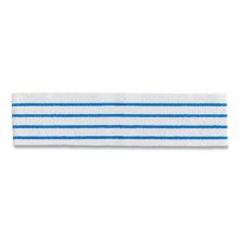 Disposable Microfiber Pad, 4.75 x 19, White/Blue Stripes, 50/Pack, 3 Packs/Carton