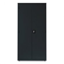 Fully Assembled Storage Cabinets, 5 Shelves, 36" x 18" x 72", Black