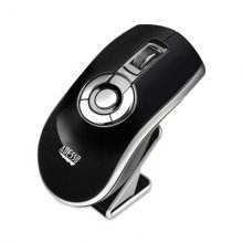 Air Mouse Elite Wireless Presenter Mouse, USB 2.0, 2.4 GHz Frequency/100 ft Wireless Range, Left/Right Hand Use, Black