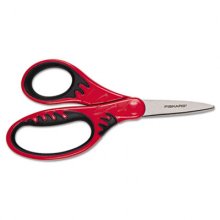 Kids/Student Softgrip Scissors, Pointed Tip, 5" Long, 1.75" Cut Length, Randomly Assorted Straight Handles