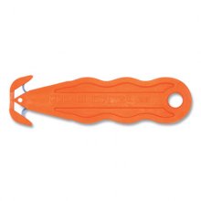 Kurve Blade Plus Safety Cutter, 5.75" Handle, Orange, 10/Box