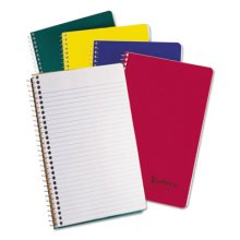 Earthwise by Oxford Recycled Small Notebooks, 3 Subject, Medium/College Rule, Randomly Assorted Covers, 9.5 x 6, 150 Sheets