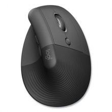 Lift for Business Vertical Ergonomic Mouse, 2.4 GHz Frequency/32 ft Wireless Range, Right Hand Use, Graphite