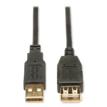 USB 2.0 A Extension Cable (M/F), 6 ft., Black