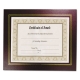 Leatherette Document Frame, 8.5 x 11, Burgundy, Pack of Two