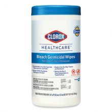 Bleach Germicidal Wipes, 6 x 5, Unscented, 150/Canister