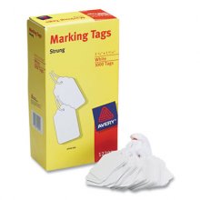 Medium-Weight White Marking Tags, 2 3/4 x 1 11/16, 1,000/Box