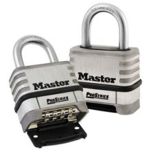 ProSeries Stainless Steel Easy-to-Set Combination Lock, Stainless Steel, 5/16"