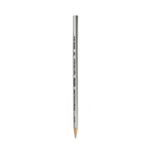 Verithin Smear-Proof Colored Pencils, 2 mm, Metallic Silver Lead, Metallic Silver Barrel, Dozen