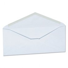 Open-Side Business Envelope, #10, Monarch Flap, Gummed Closure, 4.13 x 9.5, White, 250/Carton