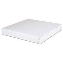 Paperboard Pizza Boxes,14 x 14 x 1.88, White, 100/Carton