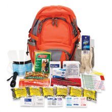 Emergency Preparedness First Aid Backpack, XL, 63 Pieces, Nylon Fabric