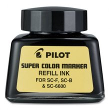 Super Color Marker Refill Ink, 30 mL Bottle, Black