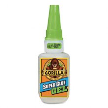 Super Glue Gel, 0.53 oz, Dries Clear, 4/Carton