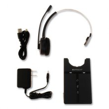 ZuM Maestro USB Softphone Headset, Monaural, Over-the-Head, Black