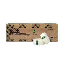 Magic Greener Tape, 1" Core, 0.75" x 75 ft, Clear, 16/Pack