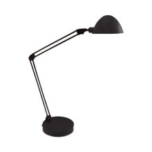 LED Desk and Task Lamp, 5W, 5.5"w x 13.38"d x 21.25"h, Black