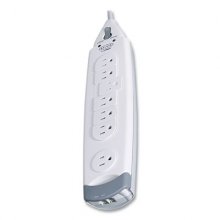 SurgeMaster Home Series Surge Protector, 7 Outlets, 12 ft Cord, 1045 J, White
