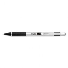 M-301 Mechanical Pencil, 0.5 mm, HB (#2.5), Black Lead, Steel/Black Accents Barrel, Dozen