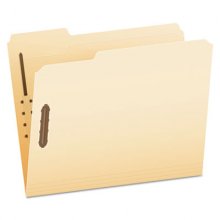 Manila Fastener Folders, 1/3-Cut Tabs: Assorted, 2 Fasteners, Letter Size, Manila Exterior, 50/Box
