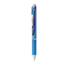 EnerGel RTX Gel Pen, Retractable, Medium 0.7 mm Needle Tip, Blue Ink, Blue/Gray Barrel